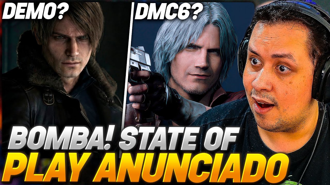 URGENTE! STATE OF PLAY CONFIRMADO! DEMO de RESIDENT EVIL 9 e ANÚNCIO de DMC6?