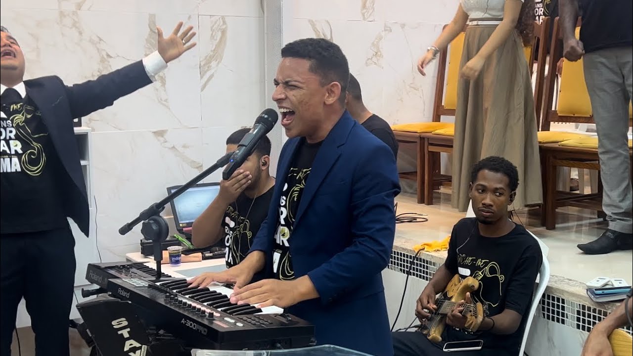 ELE CANTOU SÓ HINOS DA HARPA E A IGREJA VIROU| MICAEL DO CARMO!🔥😭