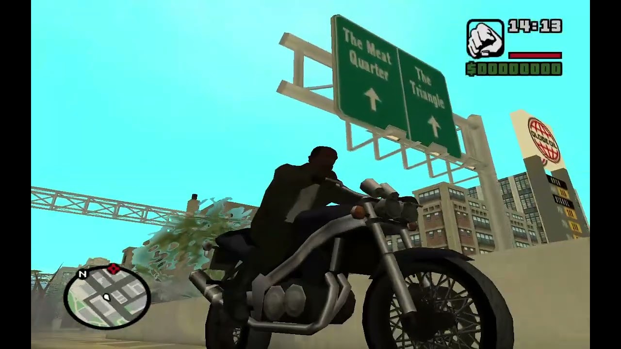 Conduciendo por el mapa de Chinatown Wars en GTA San Andreas