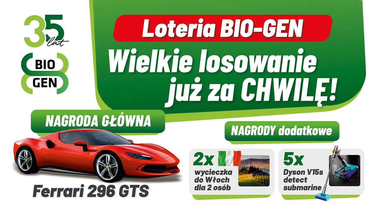 Finał Loterii 🟢⚪️BIO-GEN i losowanie nagród!