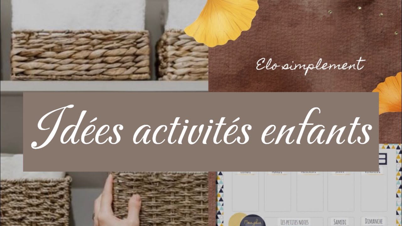 Comment occuper des enfants? #famille #enfants