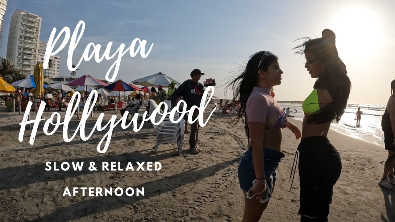 Slow Day in Paradise: Playa Hollywood, Cartagena, Colombia