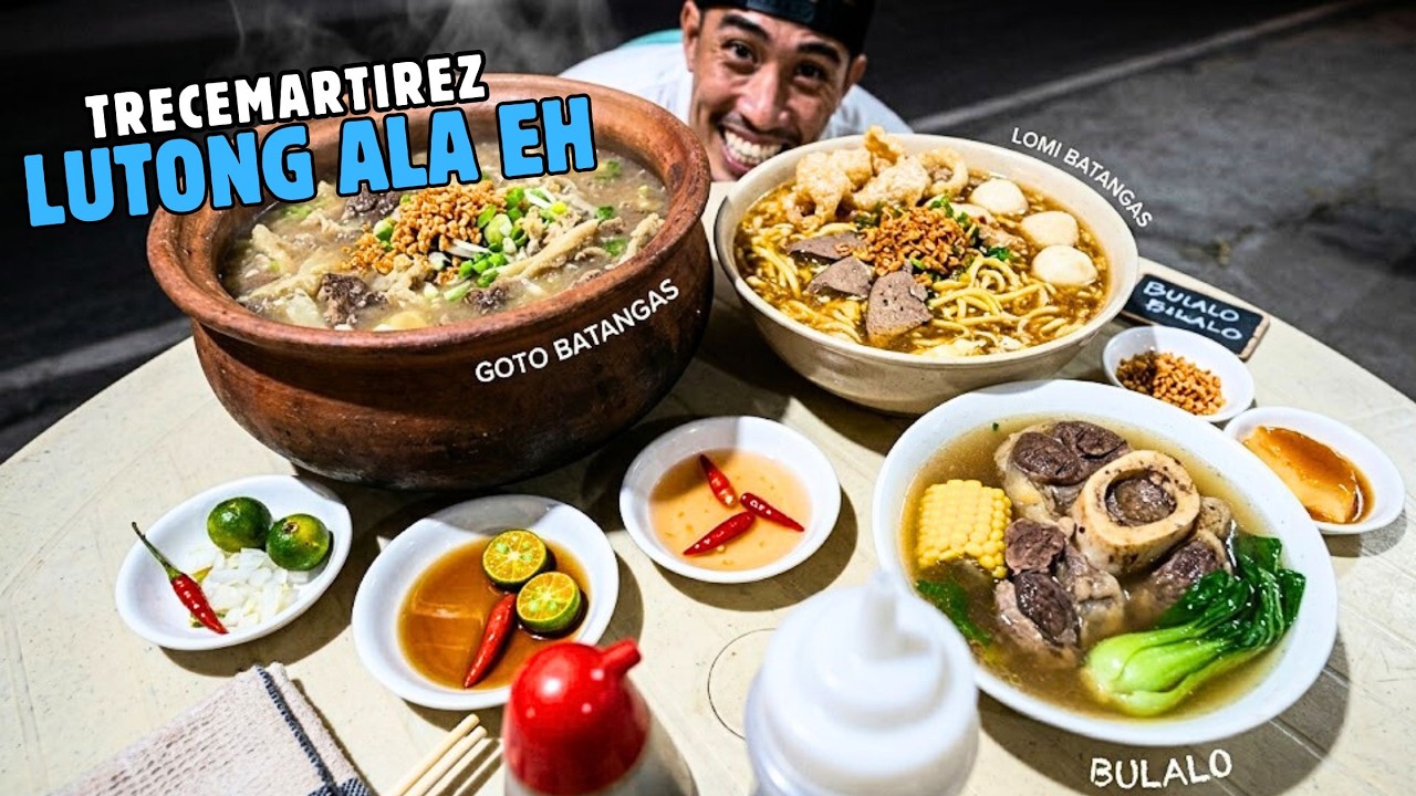 Random Eating Lomi and Goto Batangas dito sa Trece Maertirez Cavite