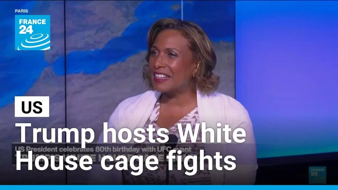 Trump hosts White House cage fights amid war and political scrutiny &bull; FRANCE 24 English