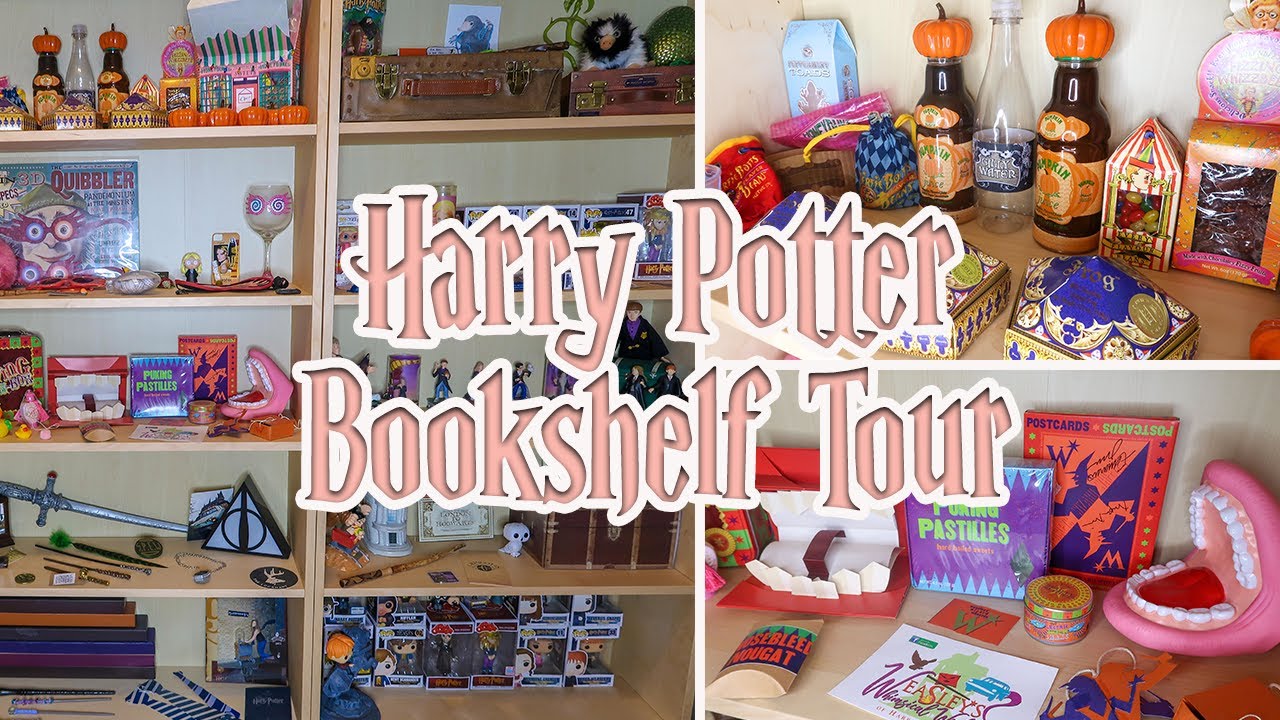 HARRY POTTER BOOKSHELF TOUR | My Collection