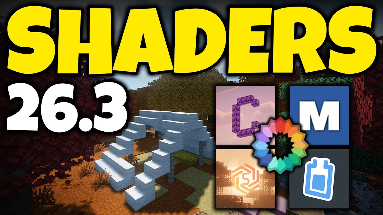 Как скачать и установить шейдеры для Minecraft (26.3 ПК)