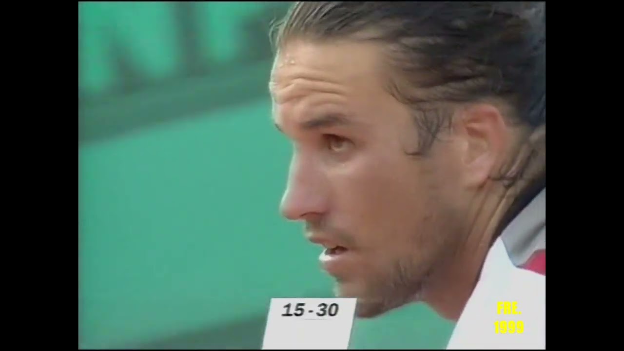 Fernando Meligeni v Patrick Rafter French Open 1999