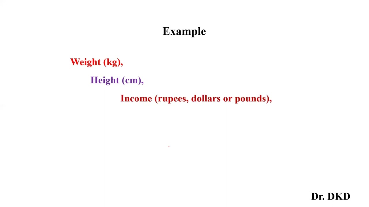 Quantitative variable