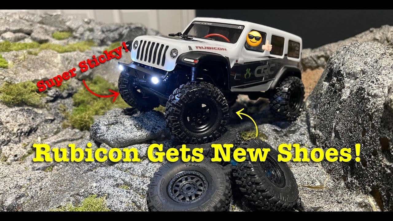 Axial Scx24 Jeep Rubicon gets a new set of Rock Creepers and Beadlock wheels!