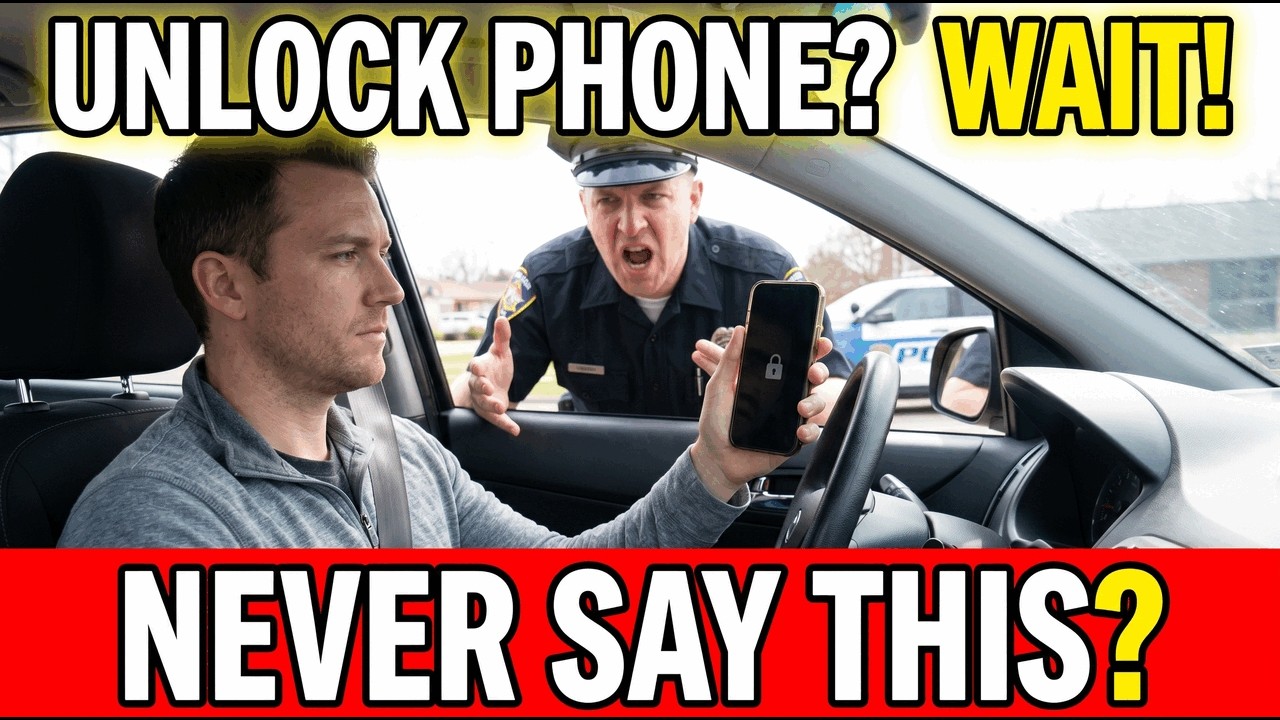 Never Unlock Your Phone for Police Until You Say These 4 Lines