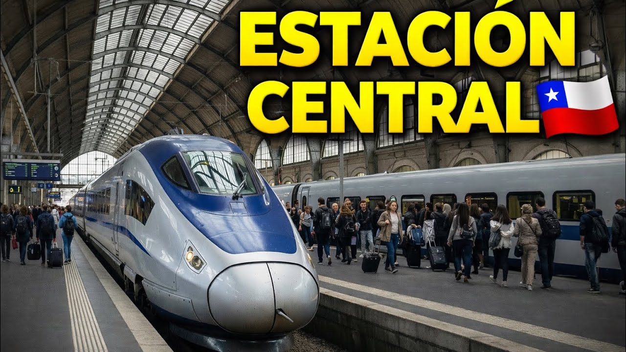IMPRESIONANTE ESTACIÓN  CENTRAL  | Santiago de Chile 🇨🇱 