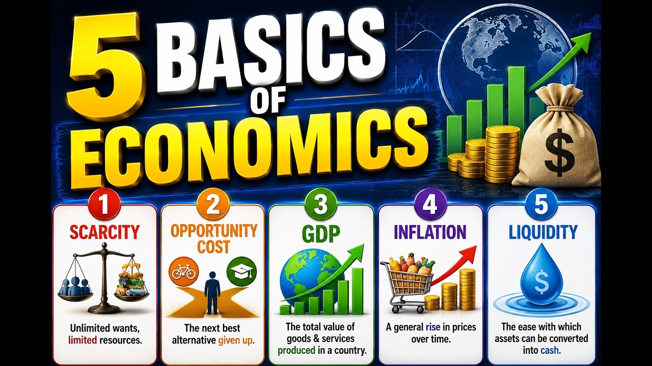 The 5 Most Important Economics Terms Explained Simply
