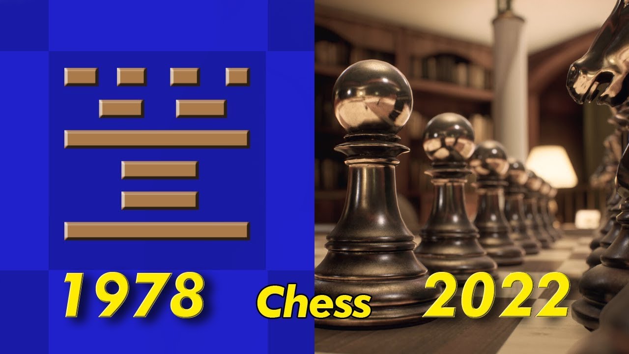 Эволюция видеоигр в классические шахматы 1978-2022 ♟️