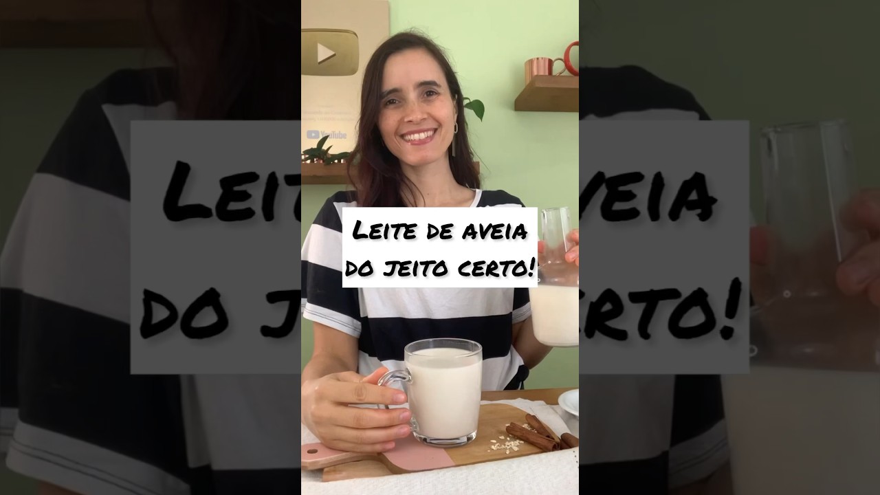 LEITE DE AVEIA DO JEITO CERTO! 3 truques para um leite mais saud&aacute;vel que os outros!