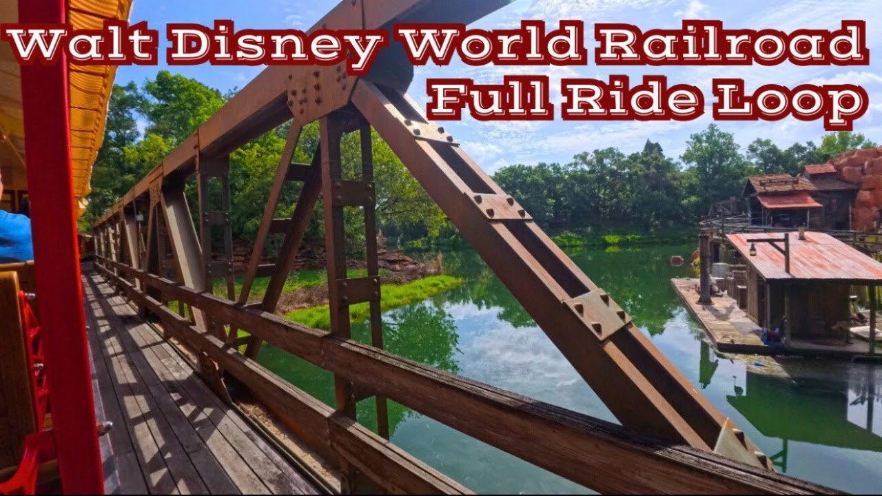 Relaxing Train Ride ~ Magic Kingdom 🚂 Full Loop Walt Disney World Railroad Ride POV | June 2025
