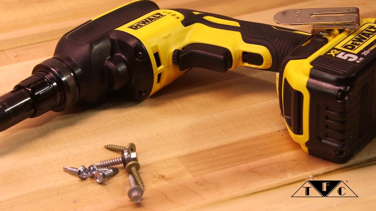 Using the Proper Screwgun