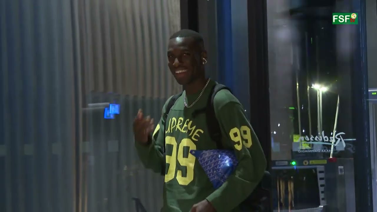 Eliminatoires du mondial 2026: arrivée des Lions du Sénégal à l'hôtel Radison de Diamniadio hier