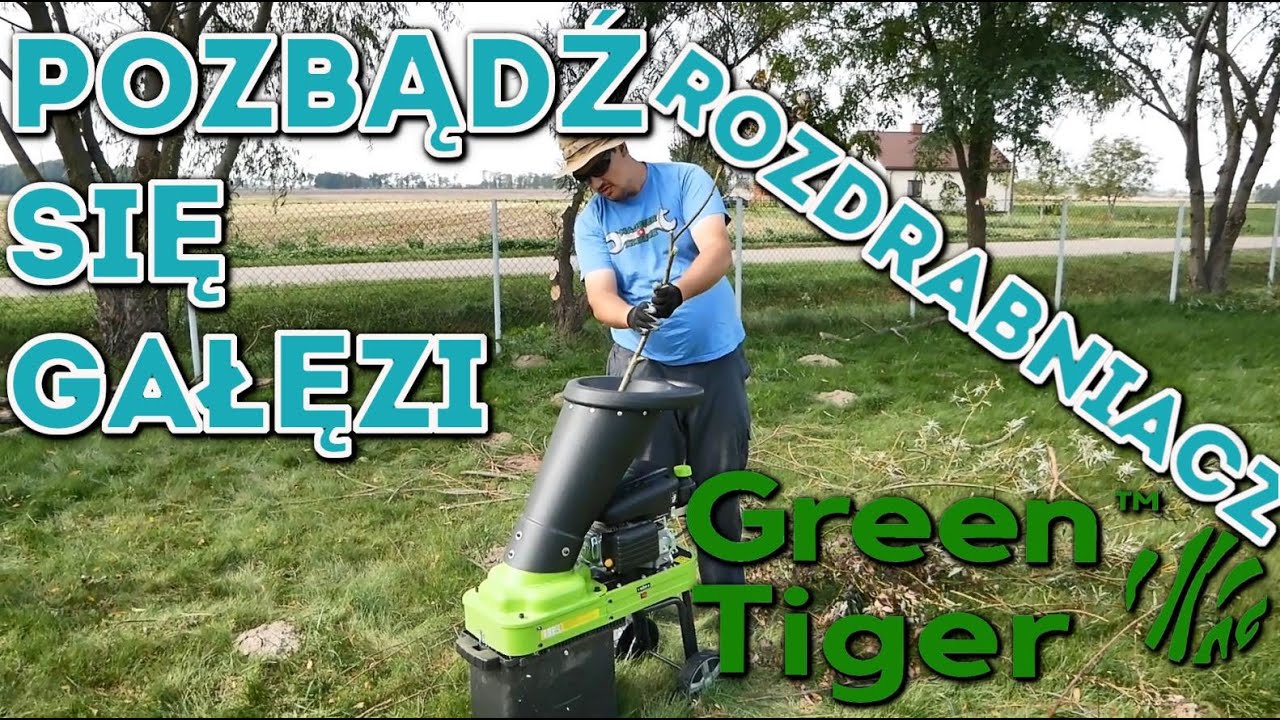 Na Działce! Vlog odc.33 Rozdrabniacz do Gałęzi Green Tiger. Jak pozbyć się gałęzi? #MajsterAmator
