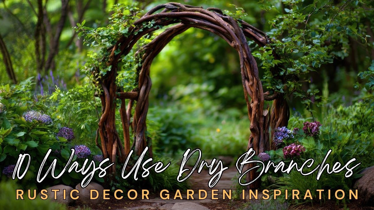 10 Easy Ways to Use Dry Branches for Rustic Decor Garden Inspiration