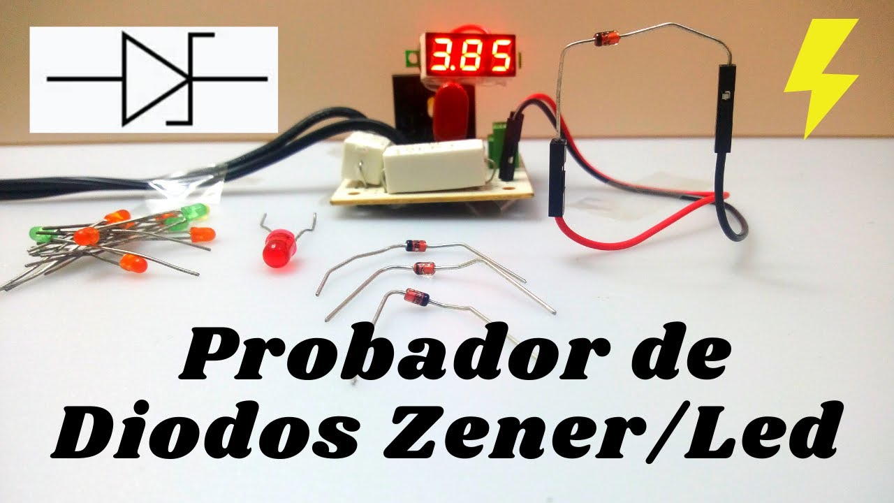 ¡PROBADOR DE DIODOS ZENER Y LED UNIVERSAL! 👍 ¡AUTORREGULABLE!- ÚTIL HERRAMIENTA CASERA-