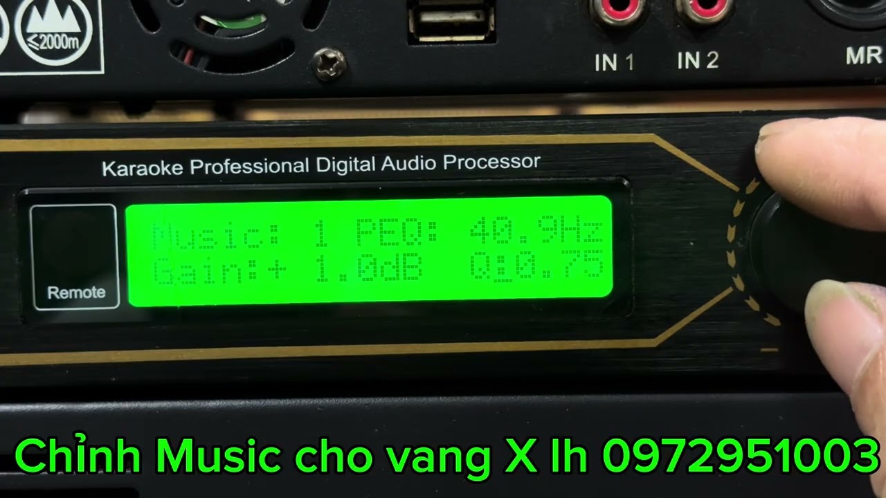 Hướng dẫn chỉnh chi tiết và chuyên sâu phần Music cho vang số X 5 6 8