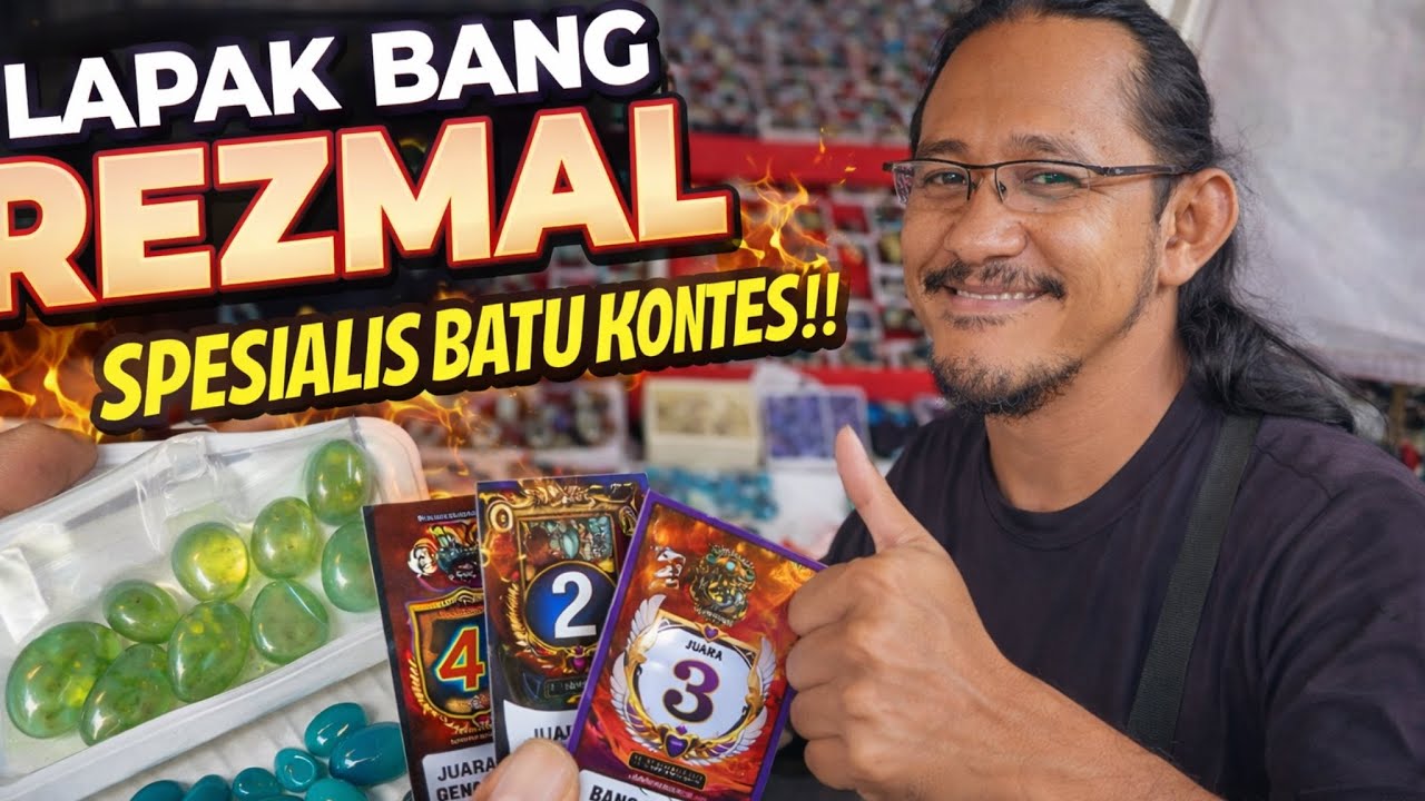LAPAK BATU AKIK BANG REZMAL RAWA BENING ‼️ SPESIALIS BATU AKIK KONTES 