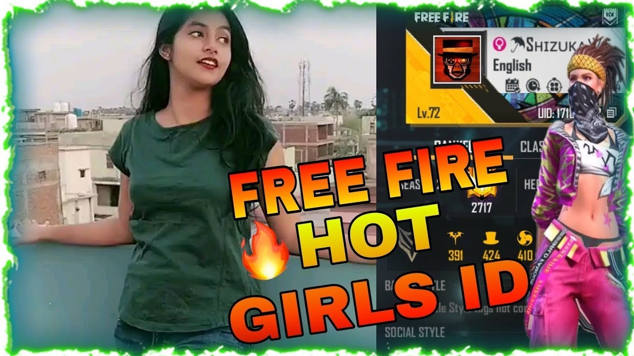 FREE FIRE GIRL PLAYER ID FACE REVEAL || FREE FIRE CUTE BEAUTIFUL GIRL FACE REVEAL || FF KAZUKA 🔥&hearts;️