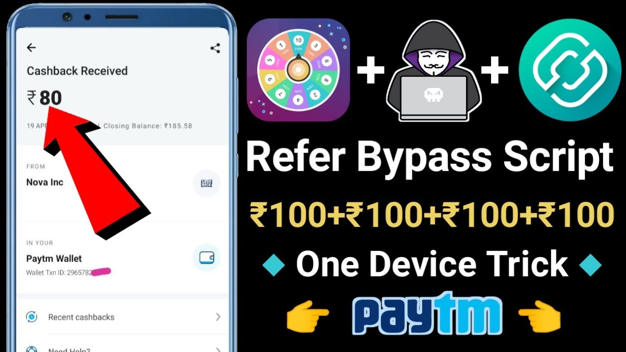 {Spin Karo App} Unlimited Refer Bypass Trick || Spin karo Get Upto ₹100+₹100 Instant Paytm Cash