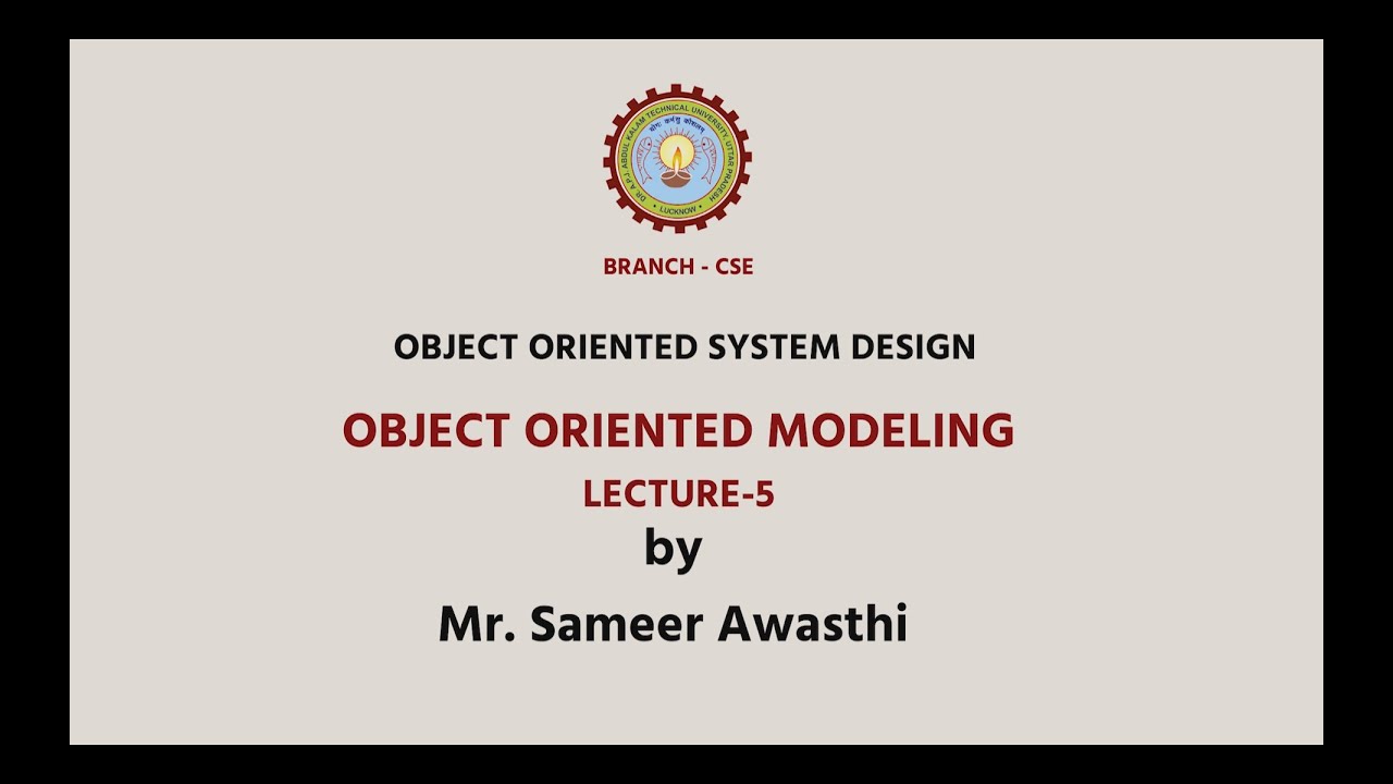Object Oriented System Design  | Object Oriented Modeling| AKTU Digital Education