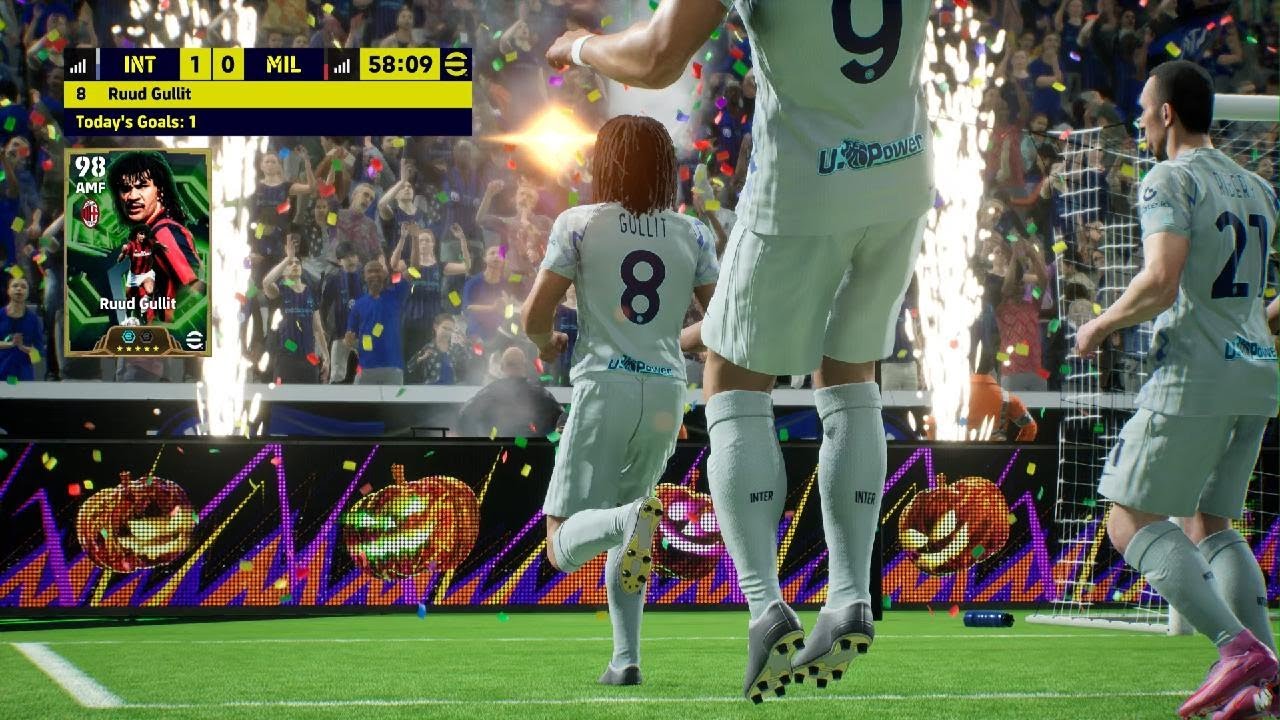 Milan derby, used Link up play on the last goal, fun manager animations! eFootball PvP