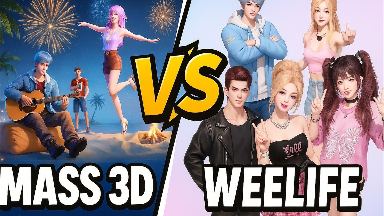 Best Mobile Game in 2025? | Mass 3D vs WeeLife 🤯