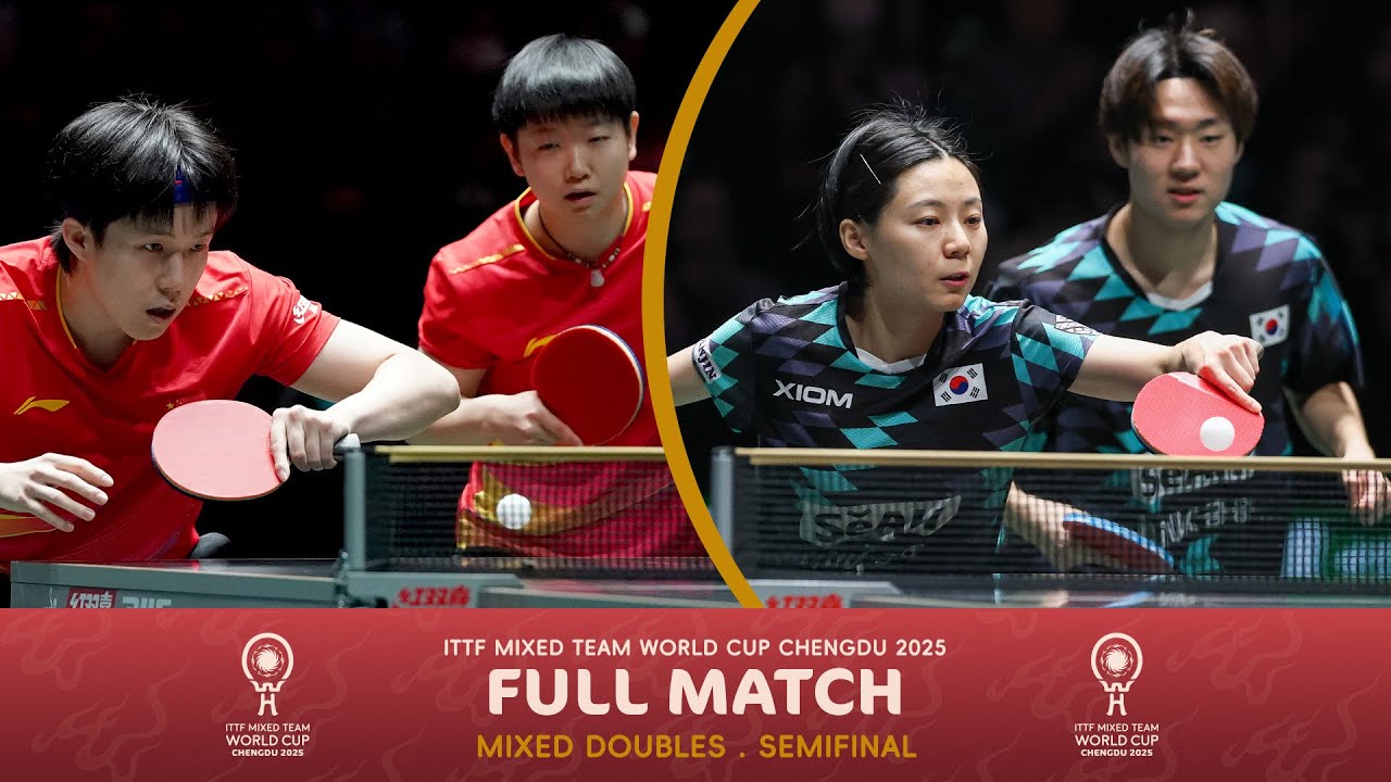 FULL MATCH | Wang/Sun vs Choi/Oh | Semifinal - ITTF Mixed Team World Cup 2025