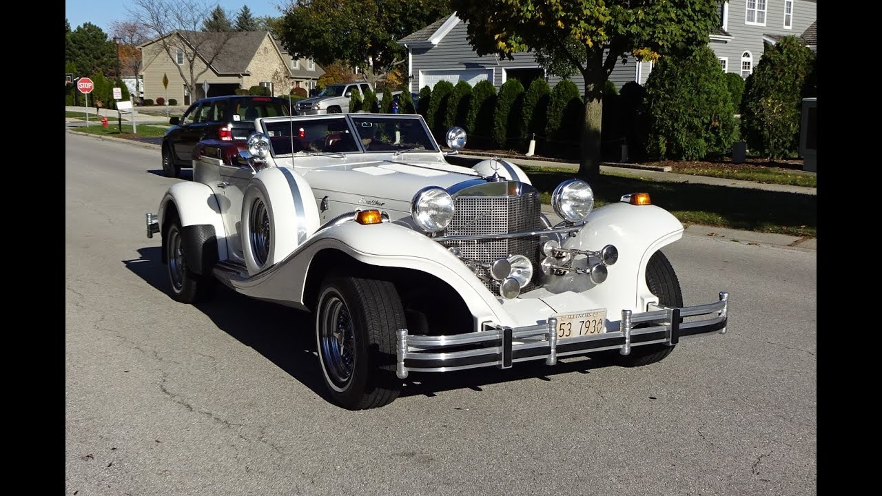 Ride in a 1982 Excalibur Phaeton in White Paint? Let's do it! on My Car Story with Lou Costabile