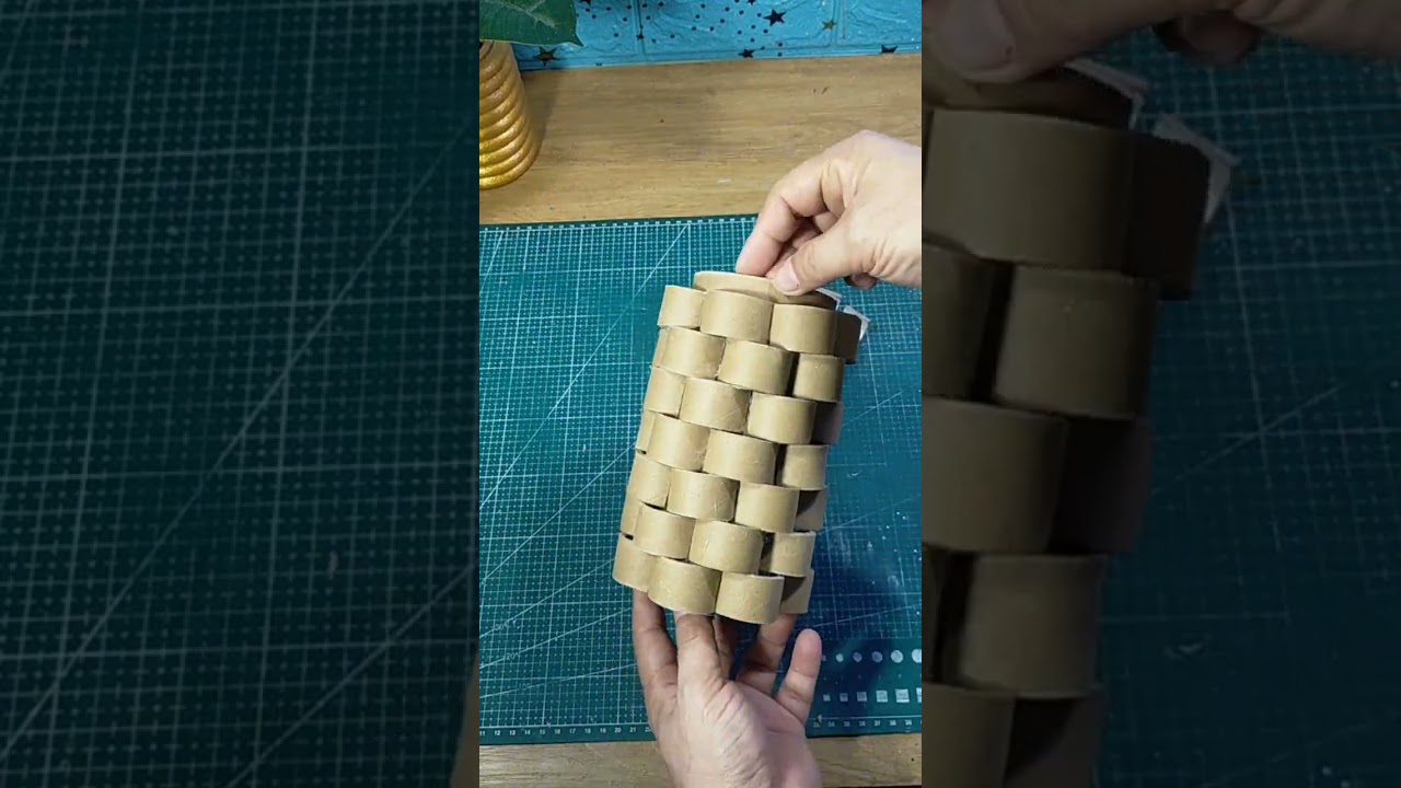 Cardboard Tube Idea #short #craft  #recyclecraftideas