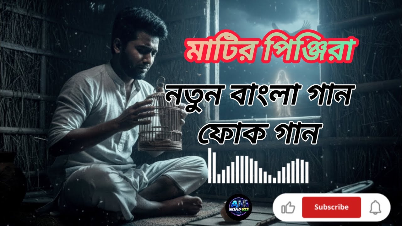 মাটির পিঞ্জিরা | Matir Pinjira | New Bangla Folk Song 2024 | (Ai Song BD)