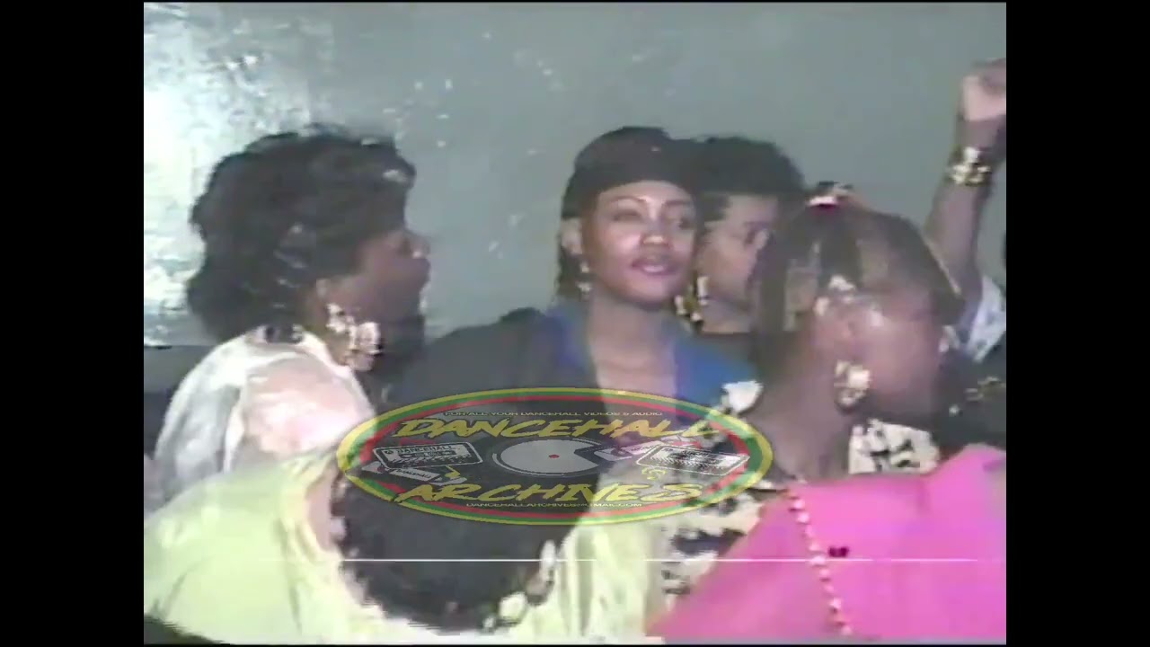 DANCEHALL FOOTAGE OF FASHION AND STYLE OF DRESSING IN THE EARLY 90Z UNTOUCHABLE SOUND WITH JAH WIZE