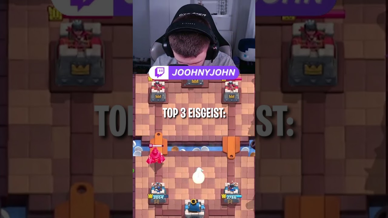 😱😮TOP 3 EISGEIST in CLASH ROYALE!