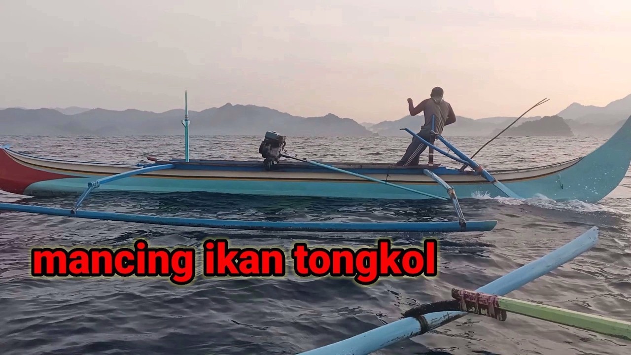 mancing ikan tongkol di laut Lampung