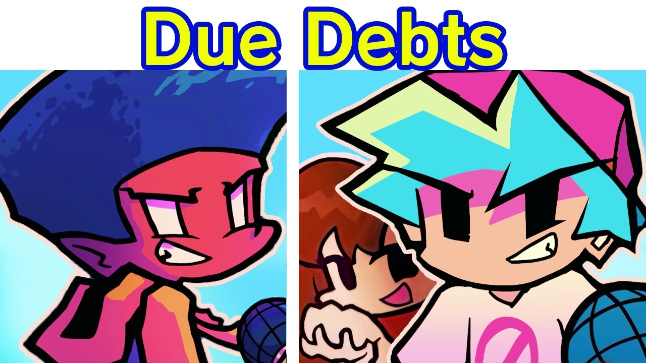 FNF 2HOT BF MIX & BLAZIN | Due Debts (Official Mod by RixFX's team)