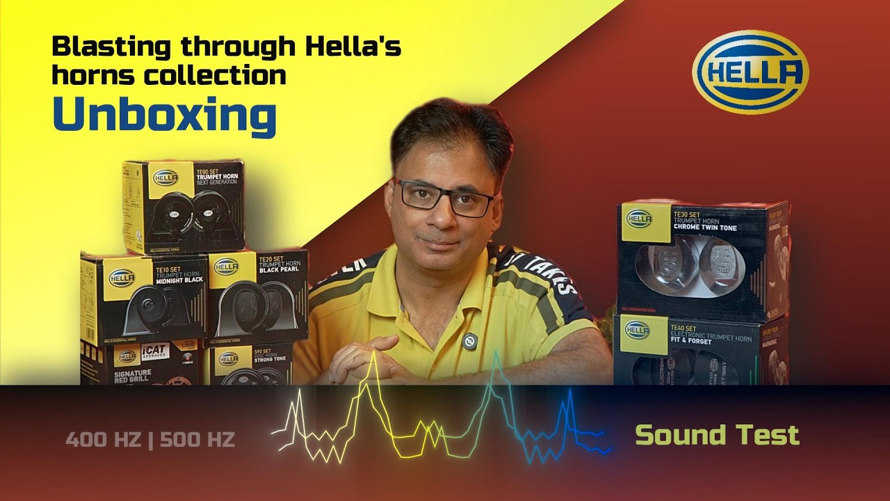 Top Hella Horns 🔊Unboxed 📦: S90 to TE90 + Red Grill! Loudest for India Roads? 🚗