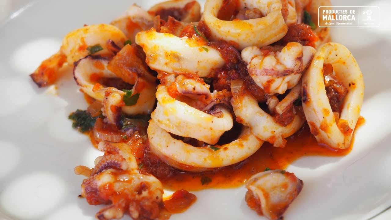 Calamares con sobrasada - en 1 minuto