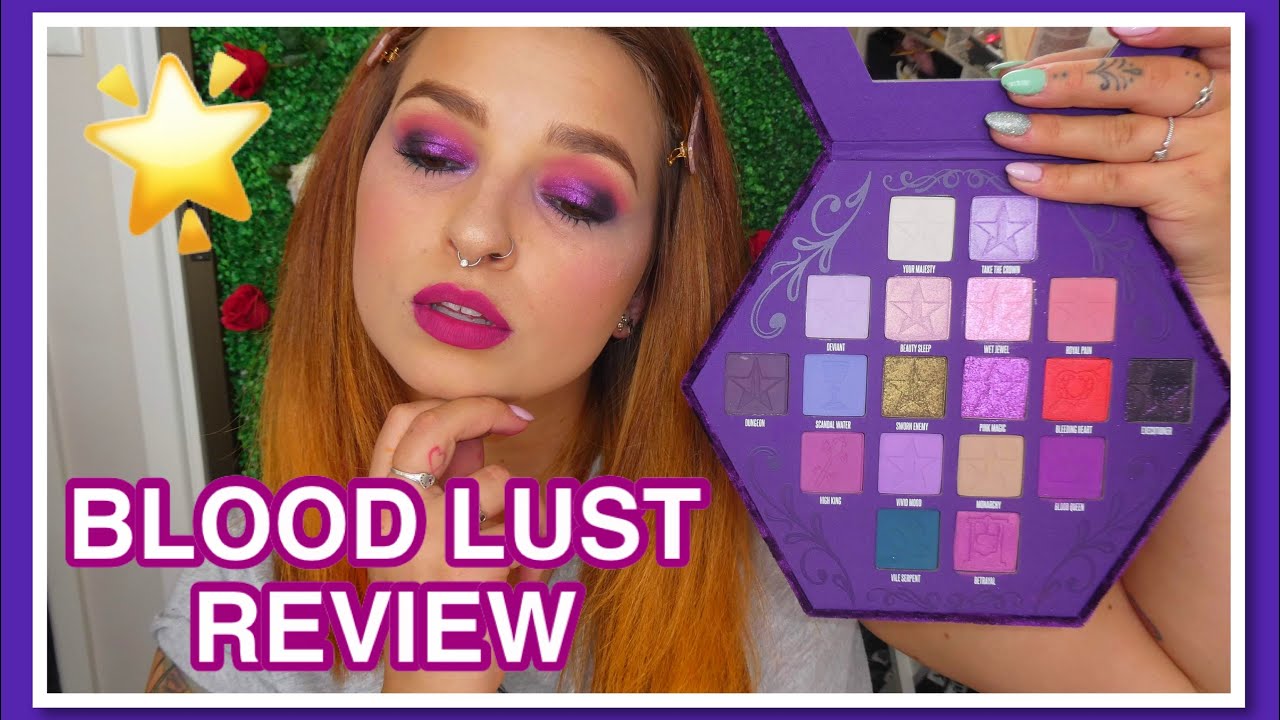 Blood Lust Palette review | Jeffree Star Cosmetics | Cerise1307 |