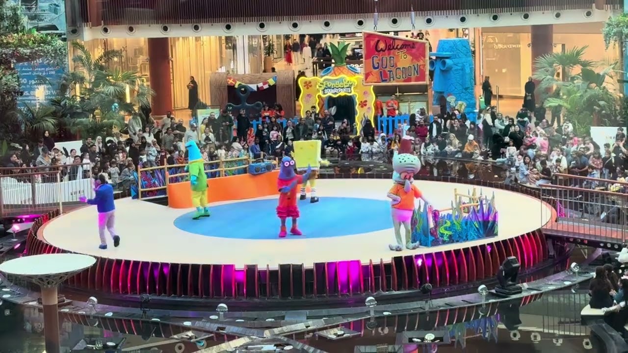 Nicu spongebob show January 2026 MALL OF QATAR