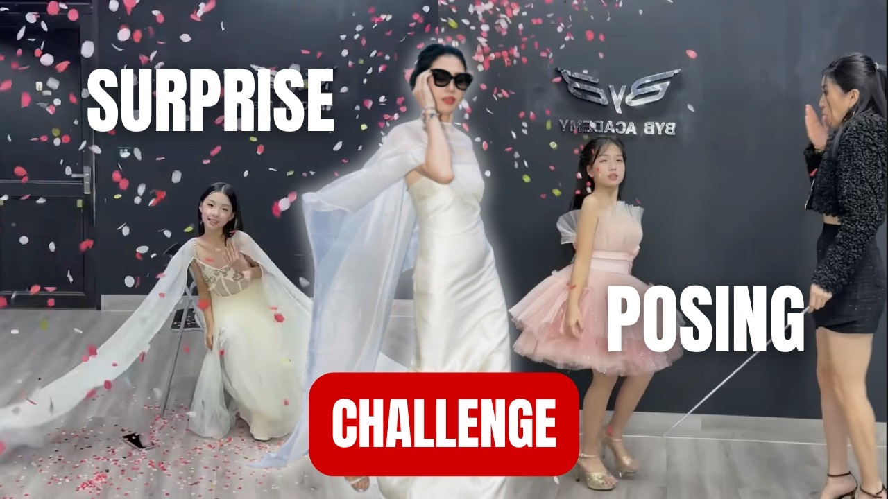 Surprise posing challenge with BYB Models | BYB Academy