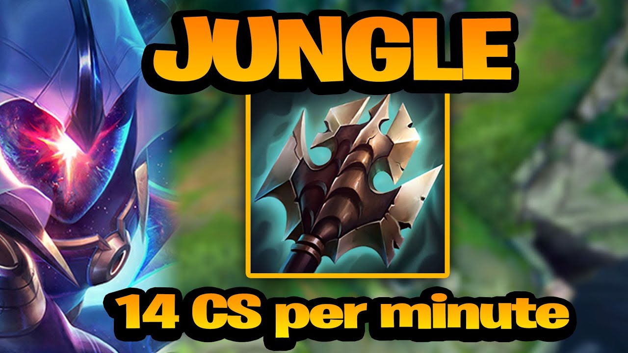 Get more CS than pro players with jungle Master Yi in High Elo Korea