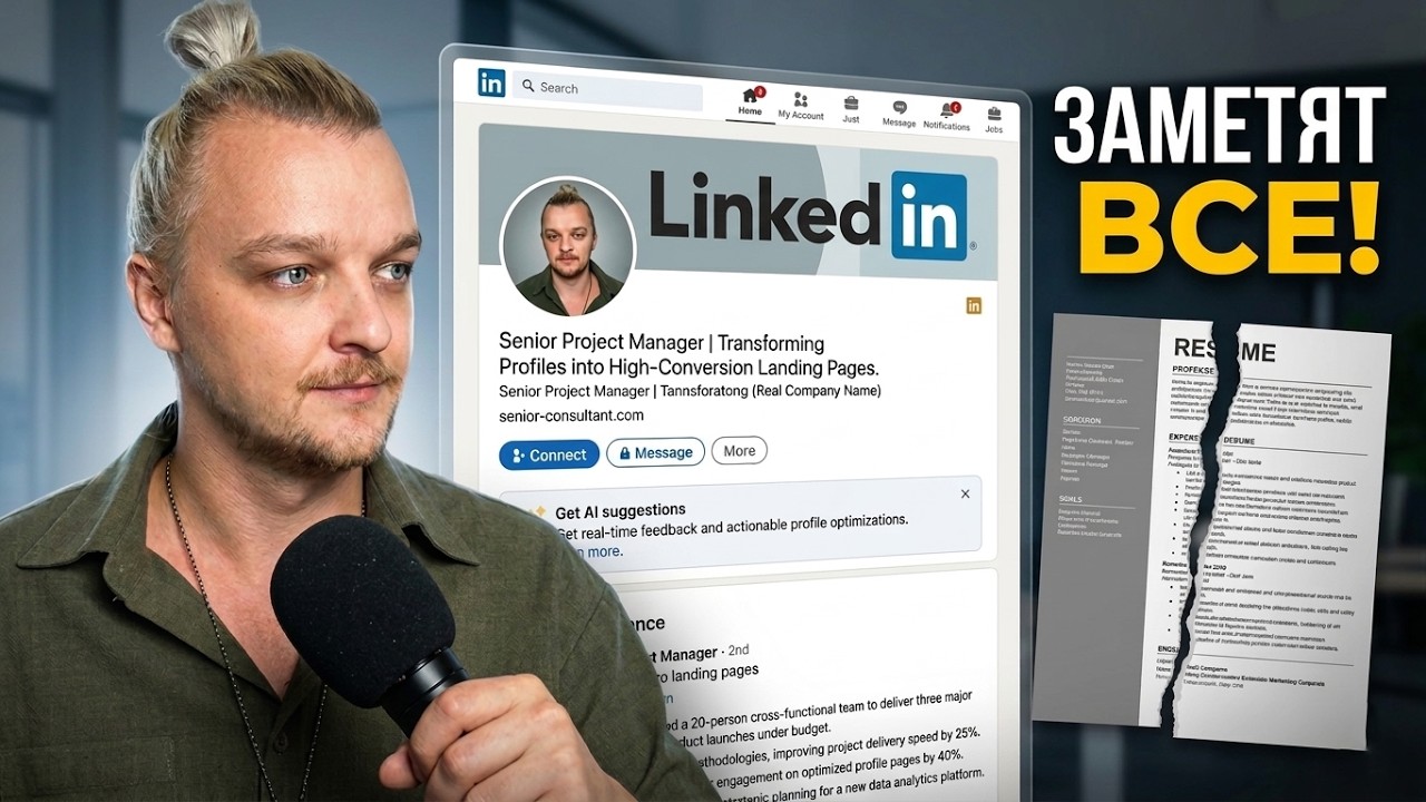 оформи свой LinkedIn профиль именно так
