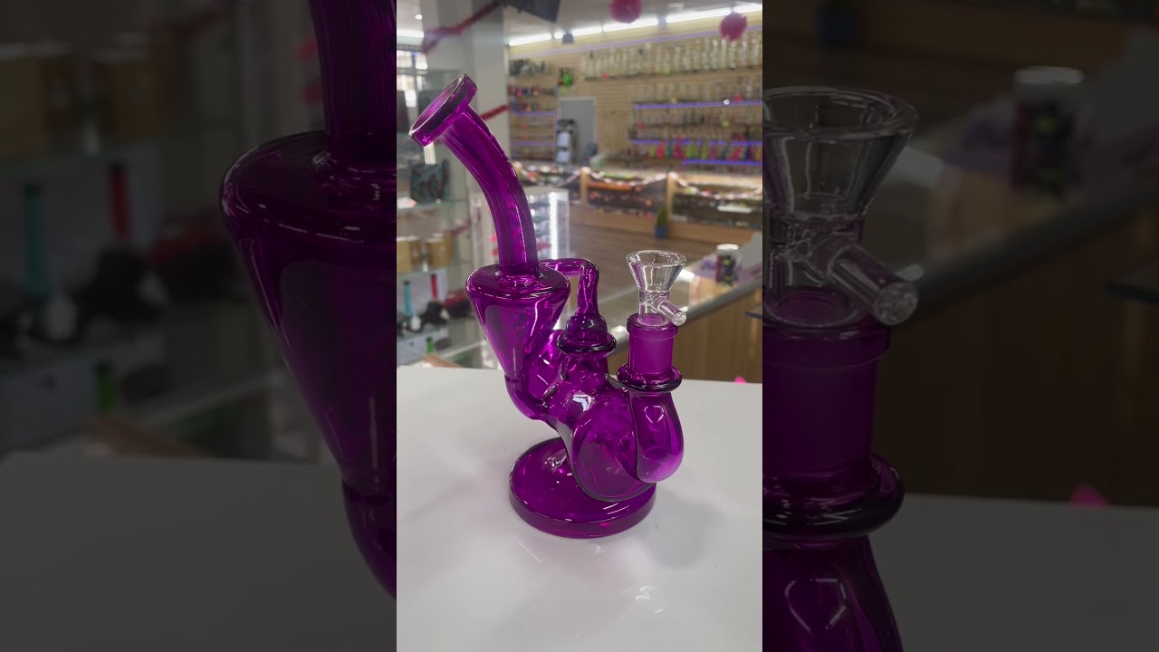 Inline percolator recycler bong. #recycler #recyclerbong #lotussmokeshop