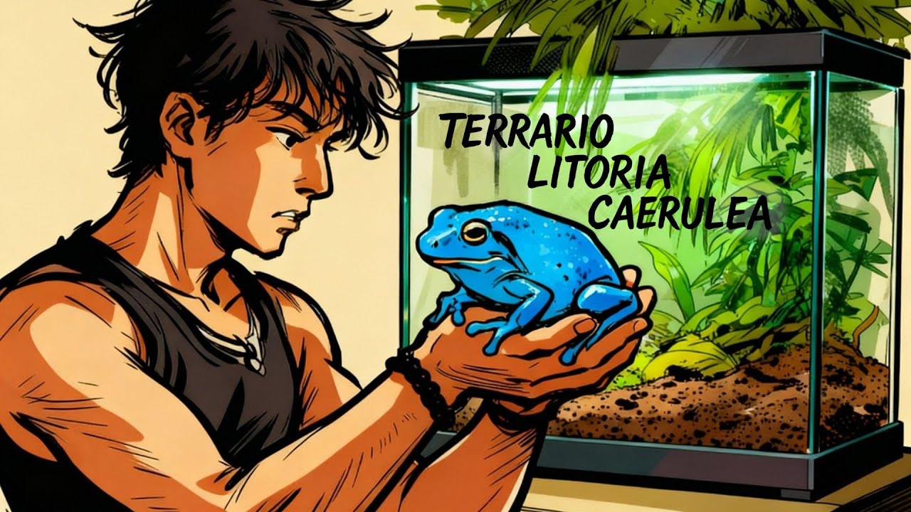Realizzo il TERRARIO per una LITORIA CAERULEA (Dende ringrazia)