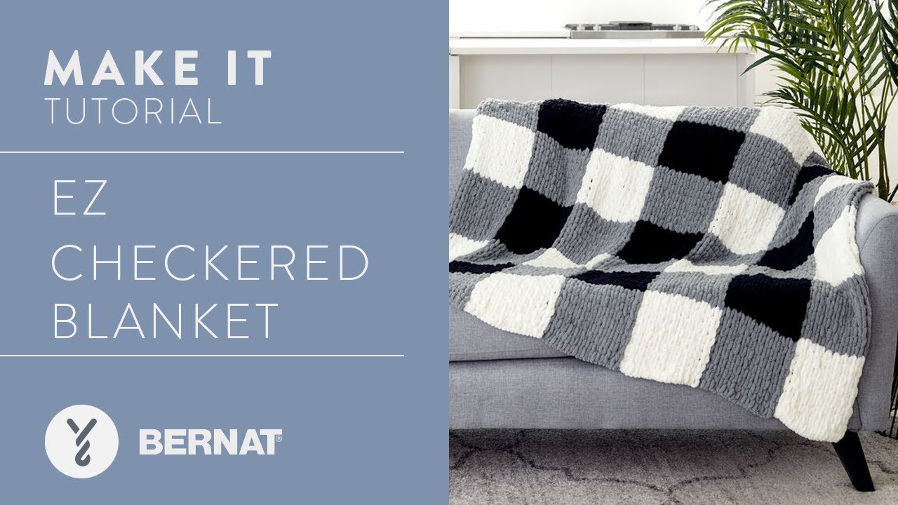 How to Knit a Checkered Blanket | Beginner-Friendly Knitting