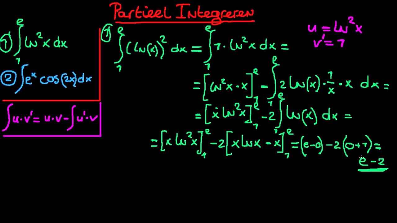 Analyse Plus - 12 - Partieel Integreren (2)